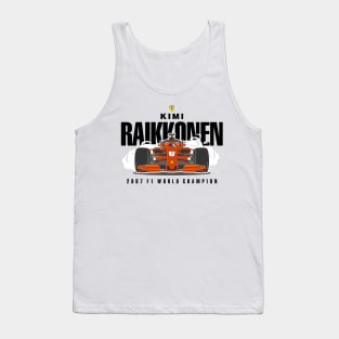 Kimi Raikkonen 2007 World Champion Tank Top